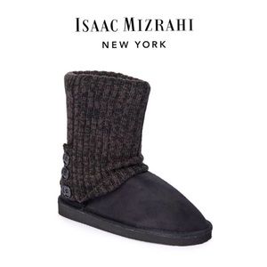 ISAAC MIZRAHI Sweater Boots. NWT